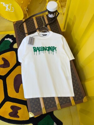 Tee Balenciaga Logo Print White Ss2022