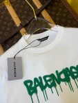 Tee Balenciaga Logo Print White Ss2022