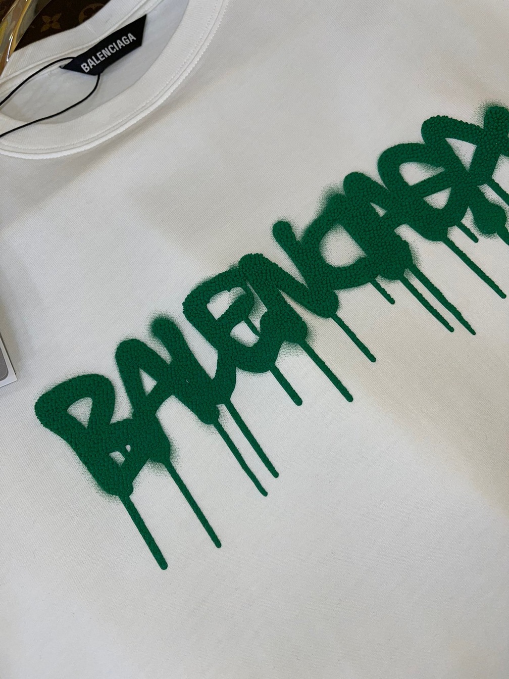 Tee Balenciaga Logo Print White Ss2022