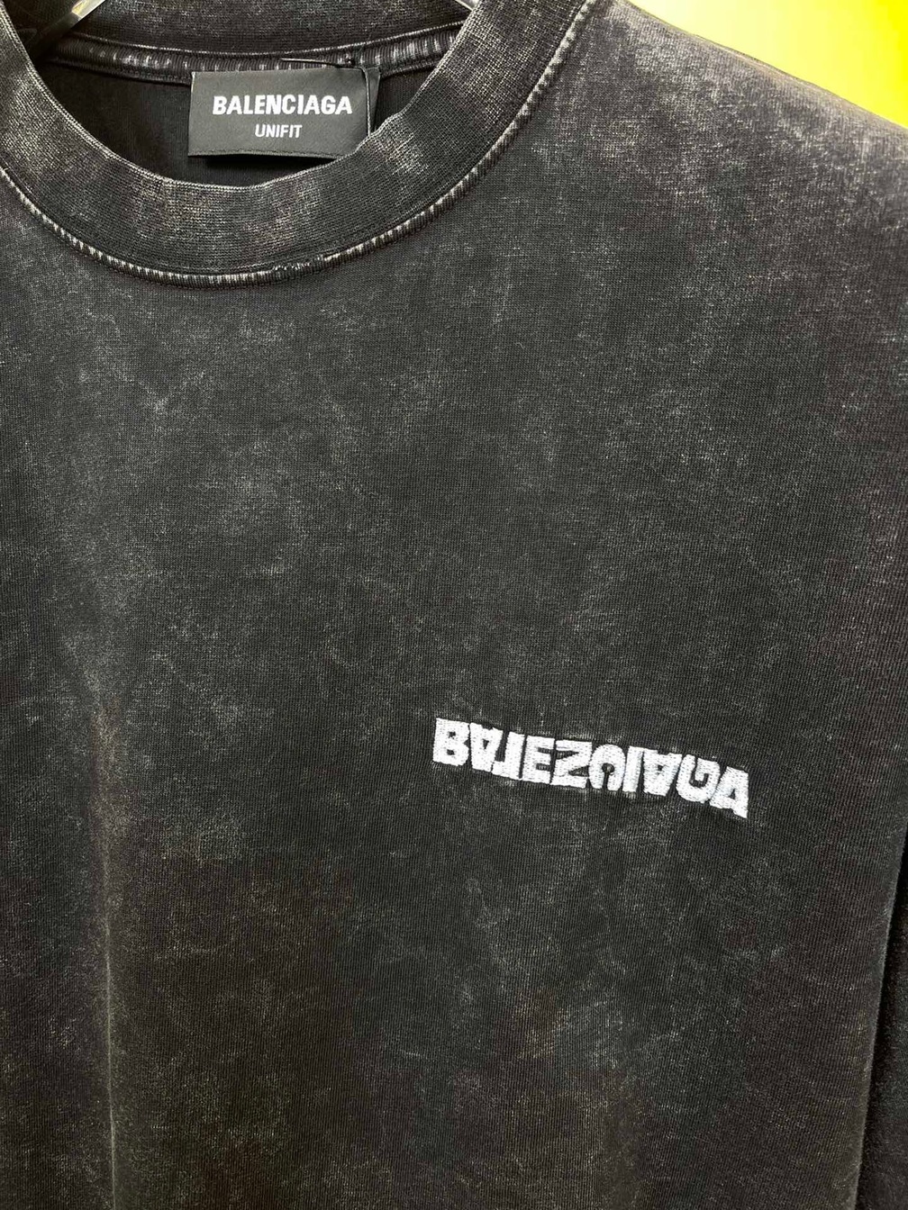 Tee Balenciaga New Logo Dark Gray Ss2022