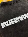 Tee Balenciaga New Logo Dark Gray Ss2022