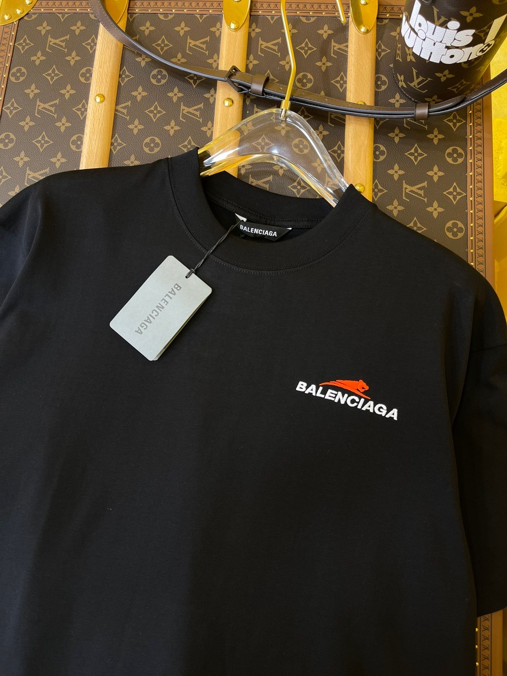 Tee Balenciaga Tiger Run Black Ss2022