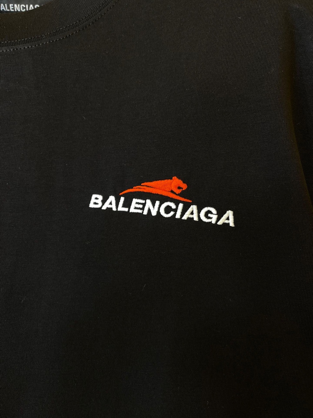Tee Balenciaga Tiger Run Black Ss2022