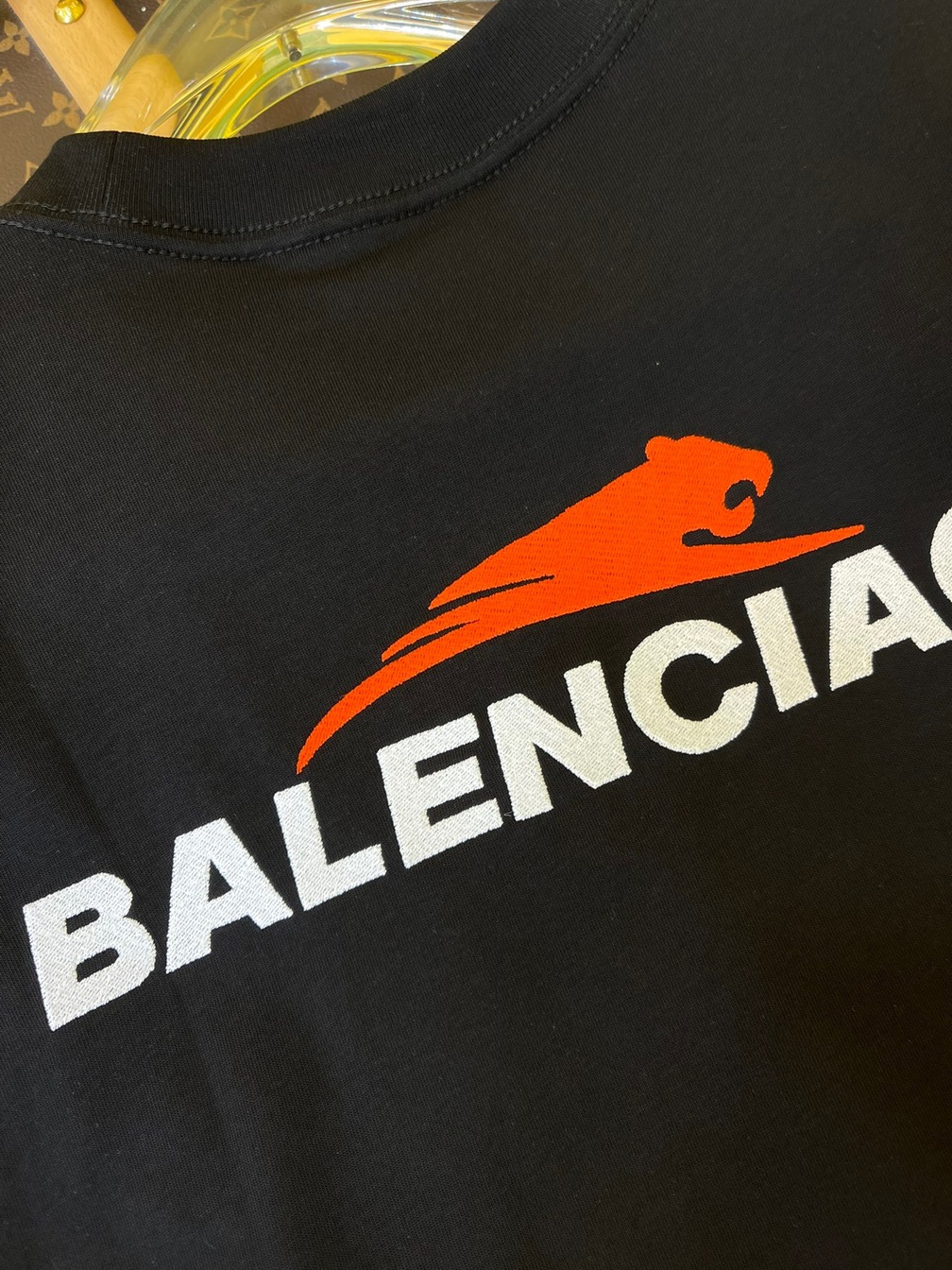 Tee Balenciaga Tiger Run Black Ss2022