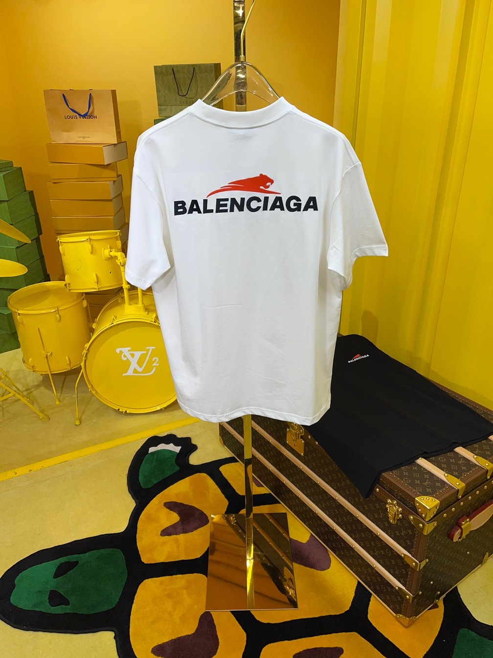 Tee Balenciaga Tiger White Ss2022
