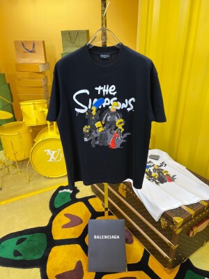Tee Balenciage Simson Black Ss2022