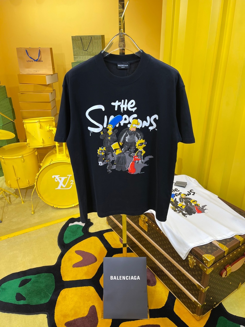Tee Balenciage Simson Black Ss2022