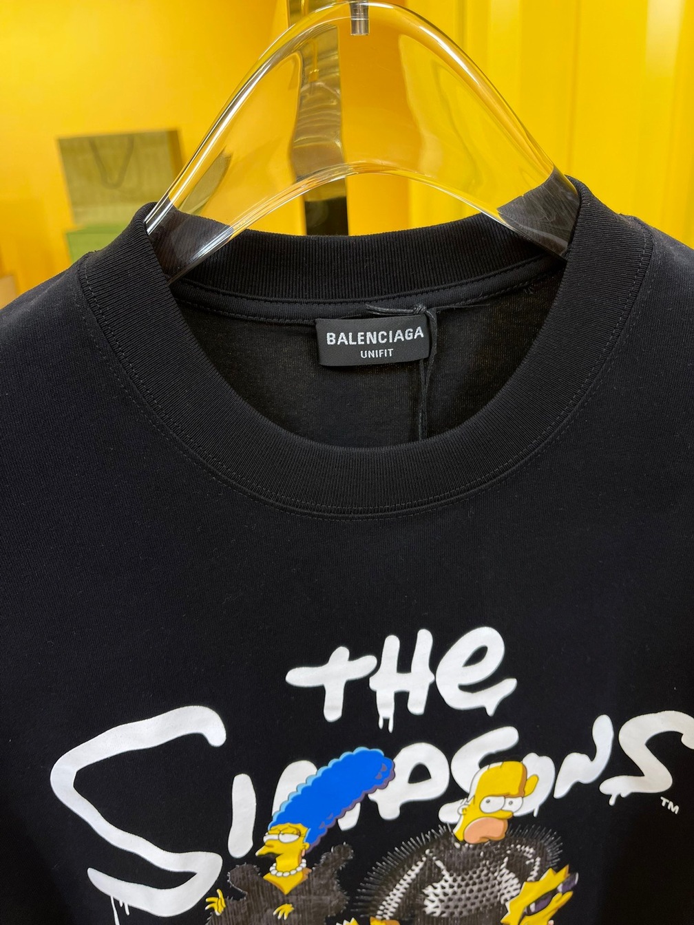 Tee Balenciage Simson Black Ss2022