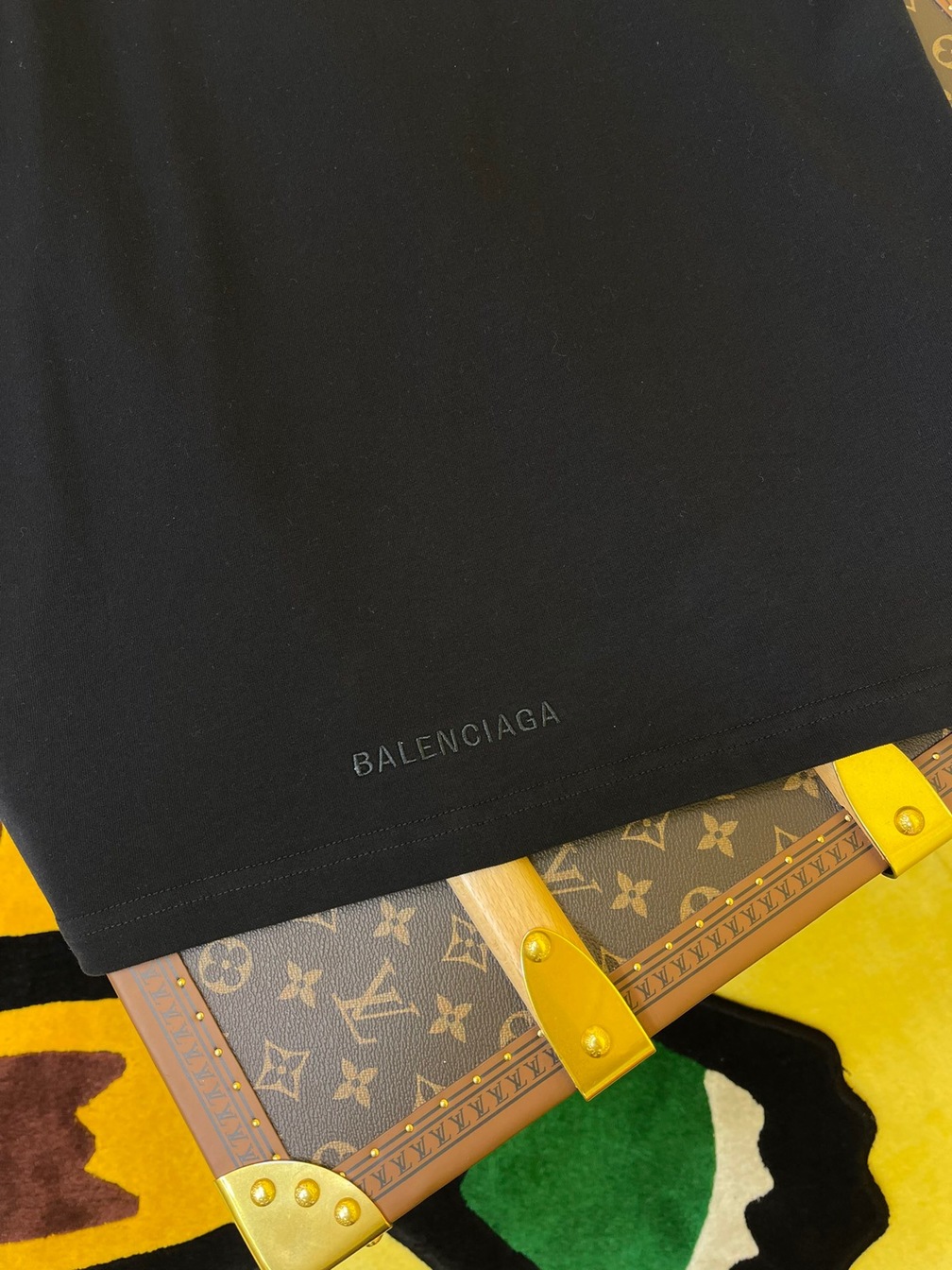 Tee Balenciage Simson Black Ss2022