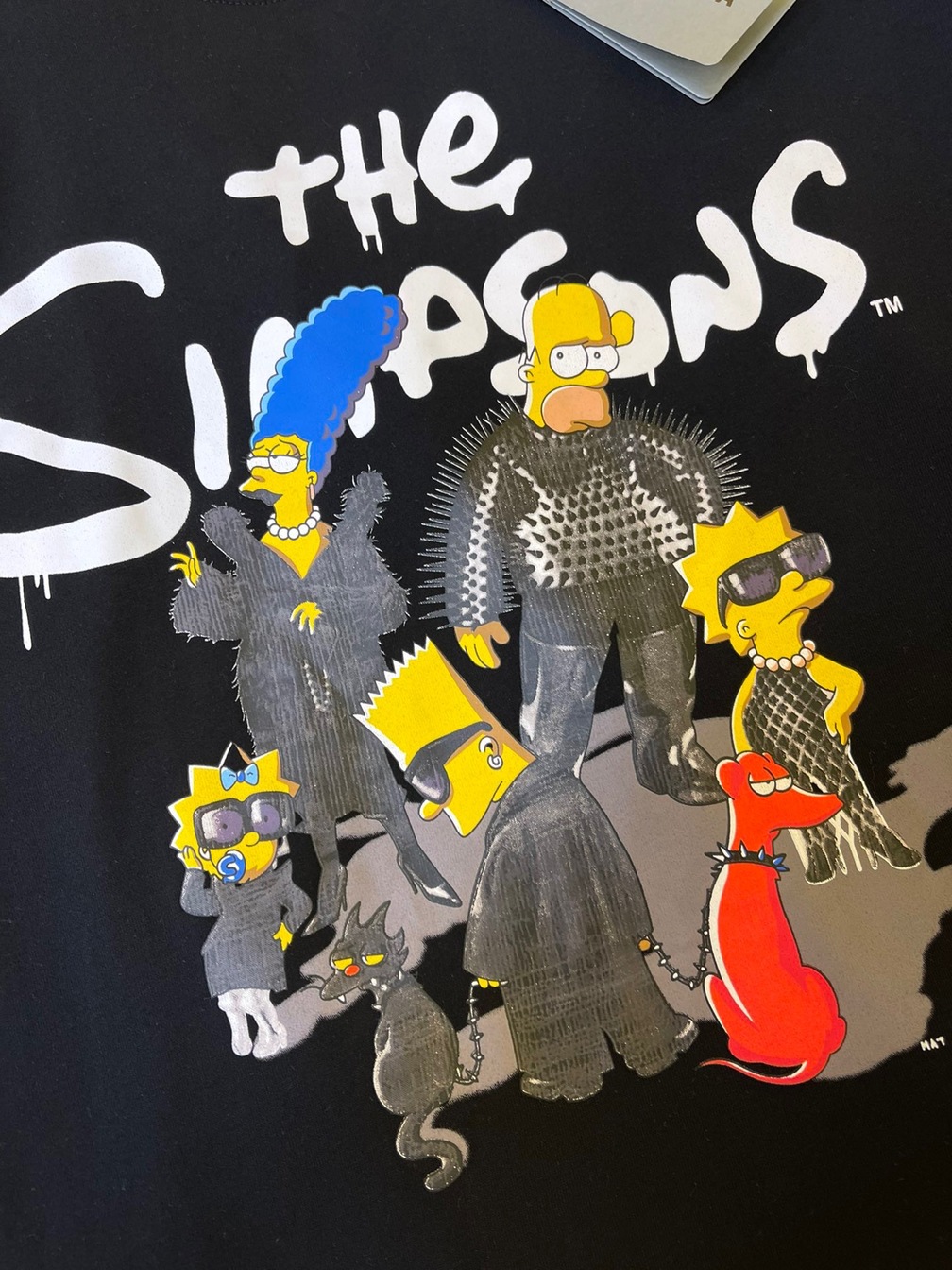 Tee Balenciage Simson Black Ss2022