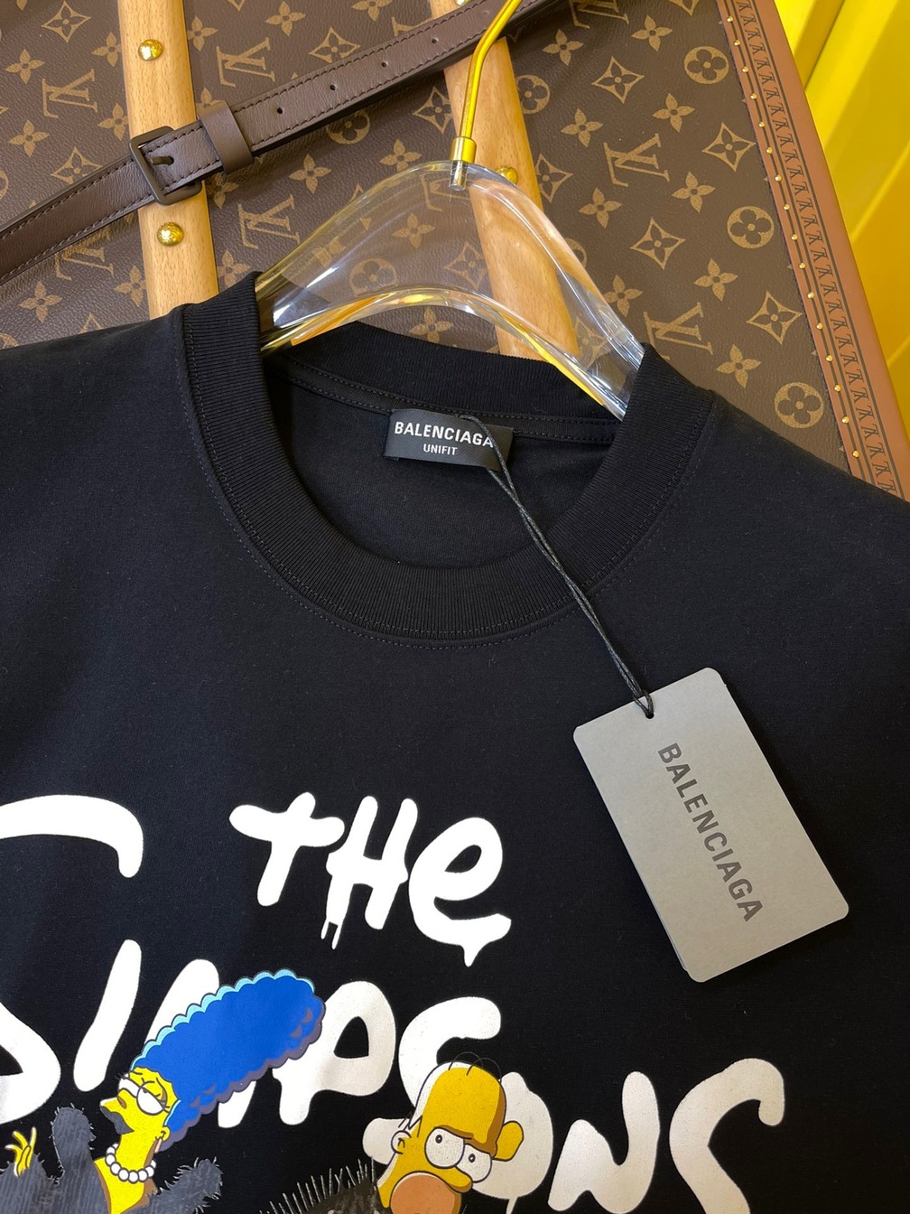 Tee Balenciage Simson Black Ss2022