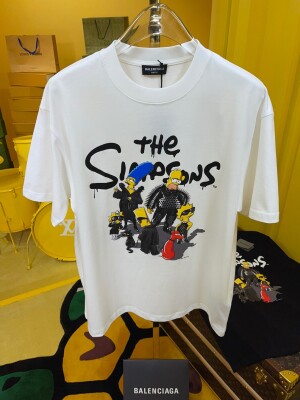 Tee Balenciage Simson White Ss2022