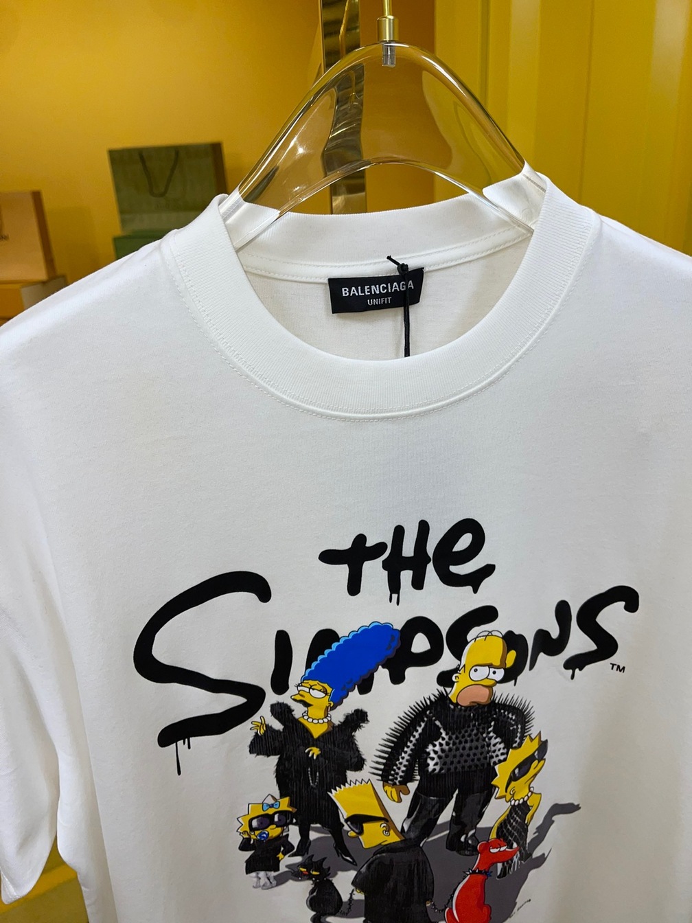 Tee Balenciage Simson White Ss2022