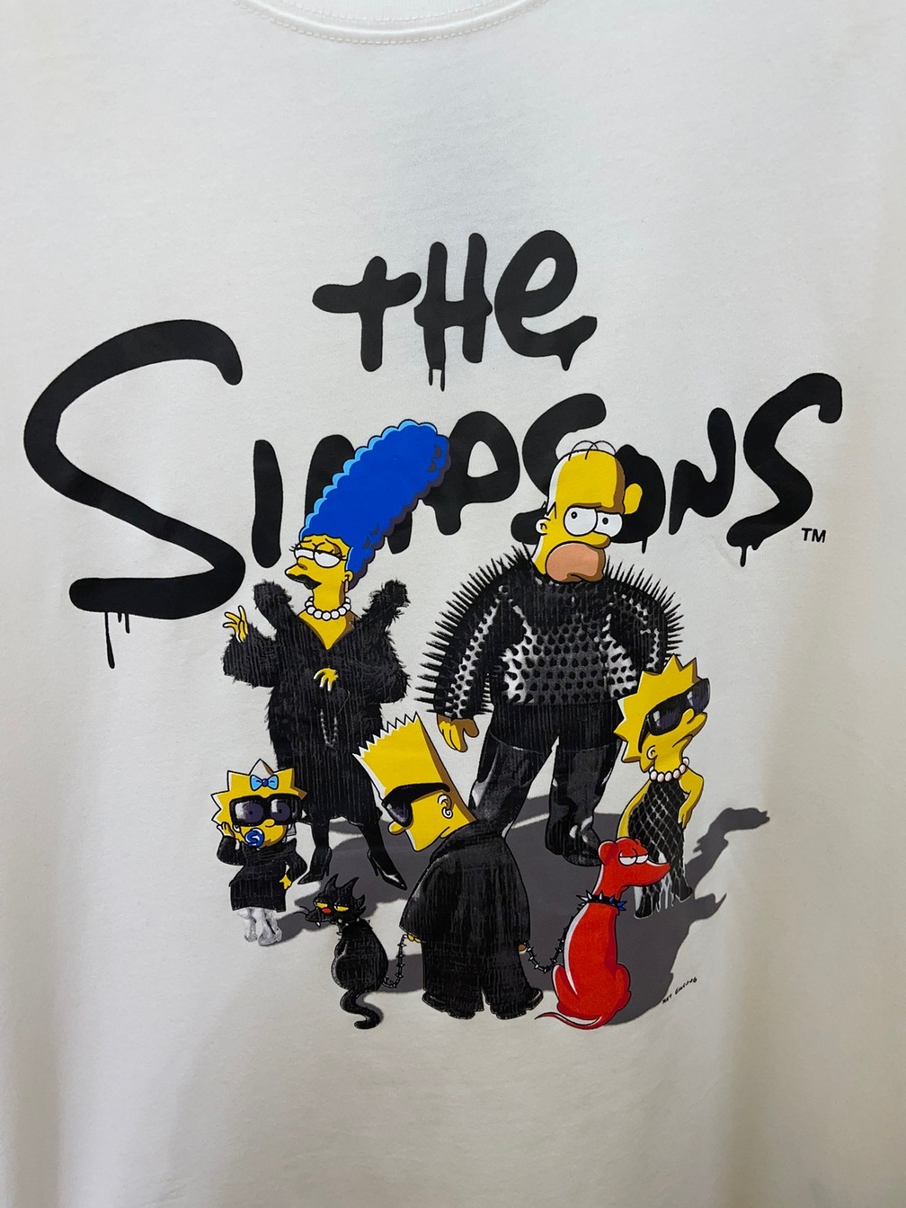 Tee Balenciage Simson White Ss2022