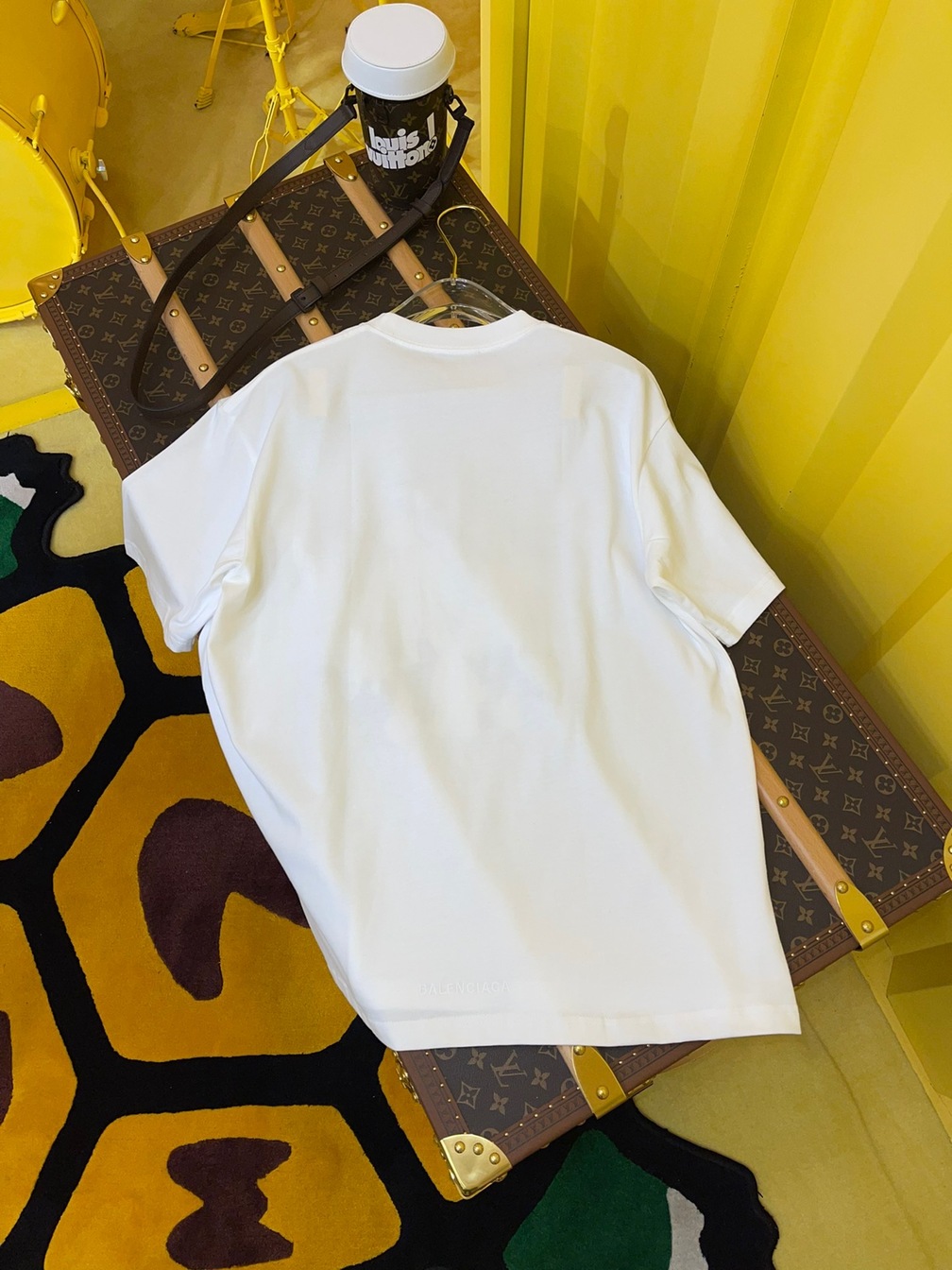 Tee Balenciage Simson White Ss2022