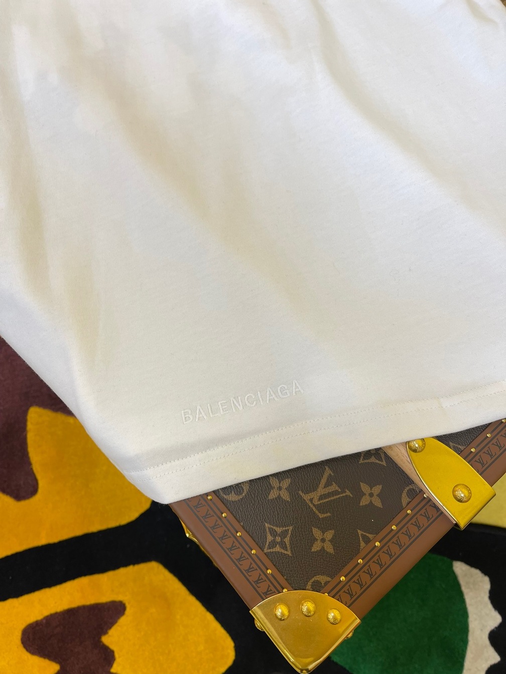 Tee Balenciage Simson White Ss2022