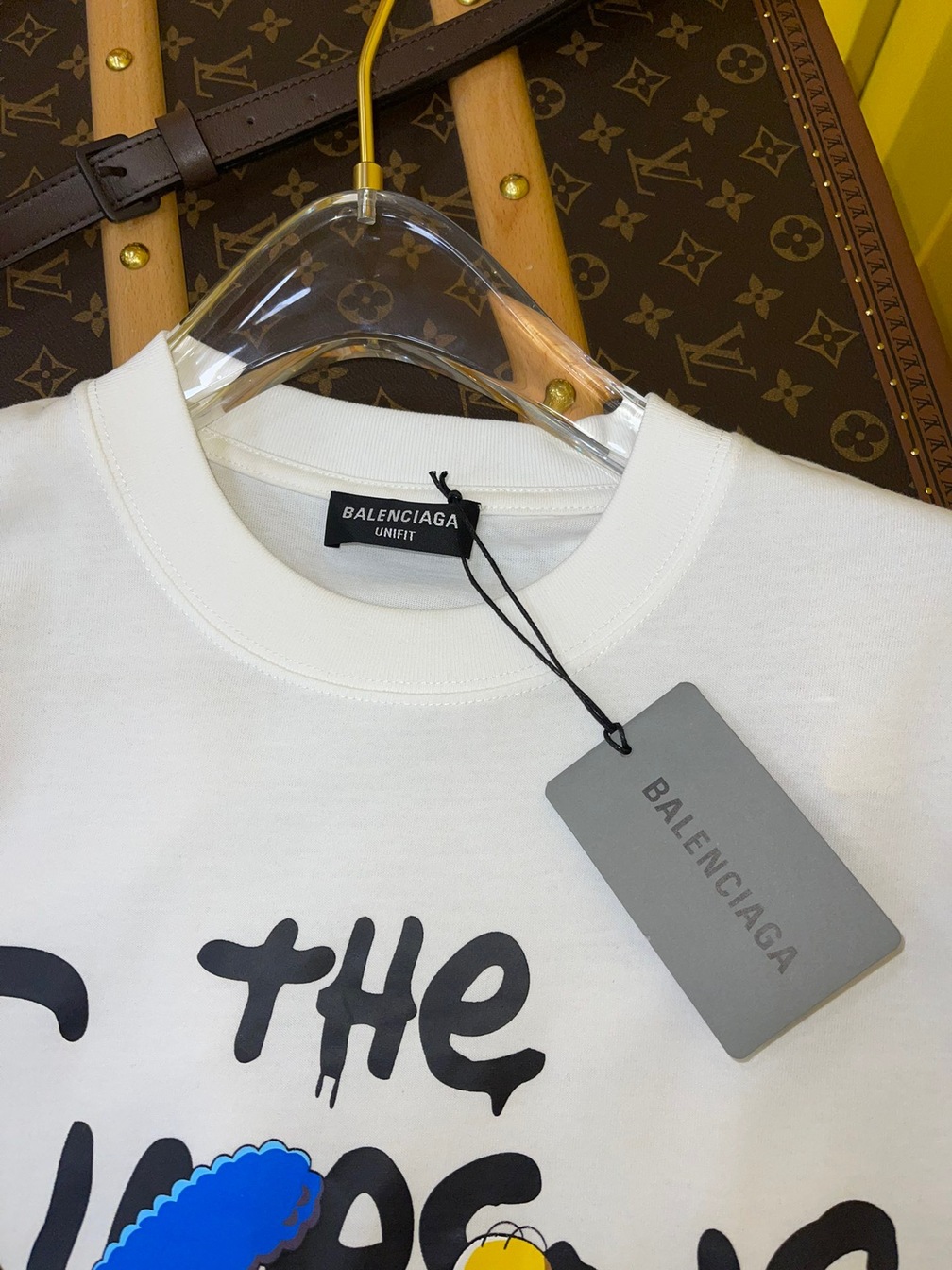 Tee Balenciage Simson White Ss2022