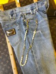 Jean D G Lightly Denim With Chain Ss2022