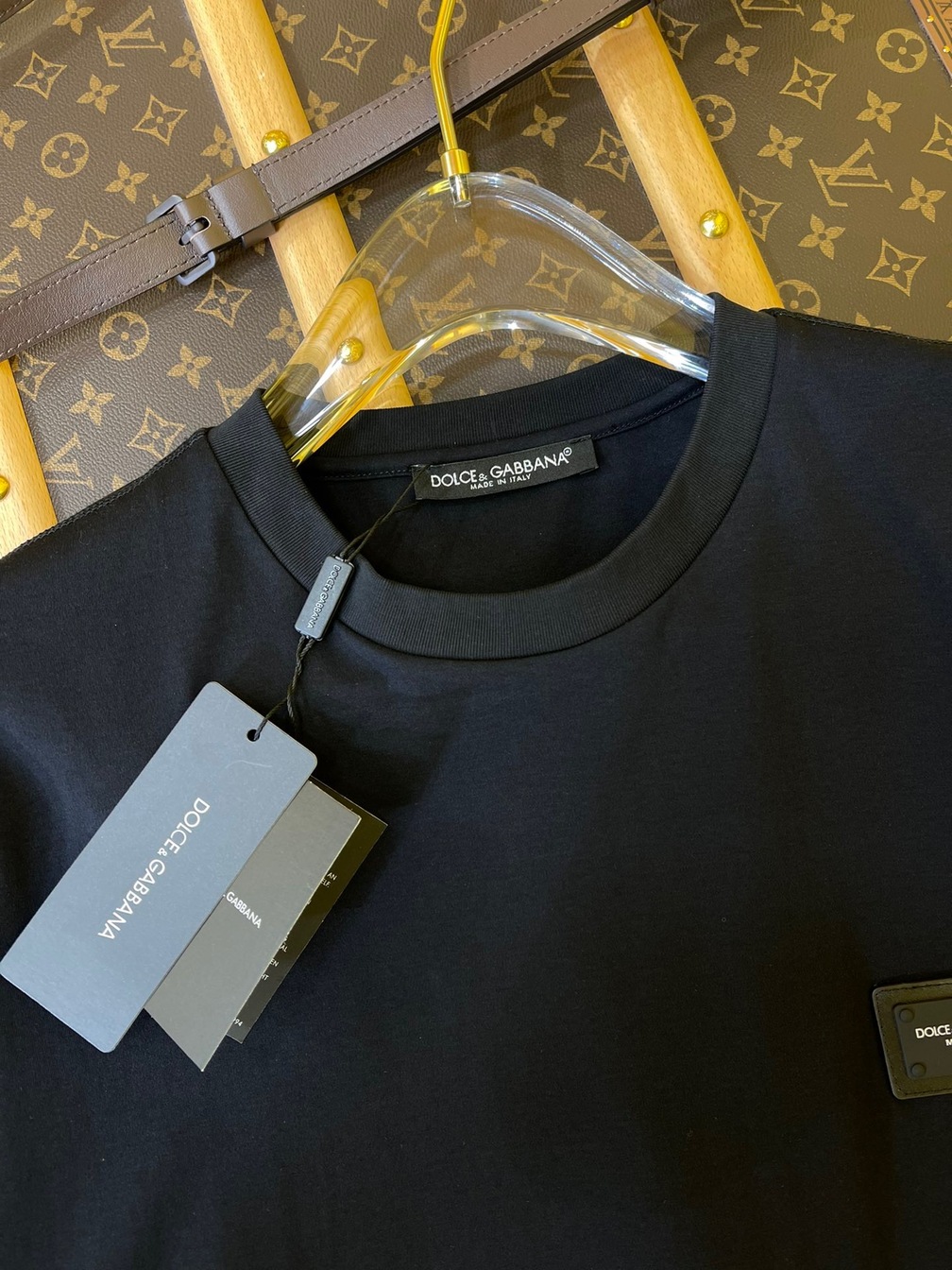 Tee D G Basic Black Ss2022