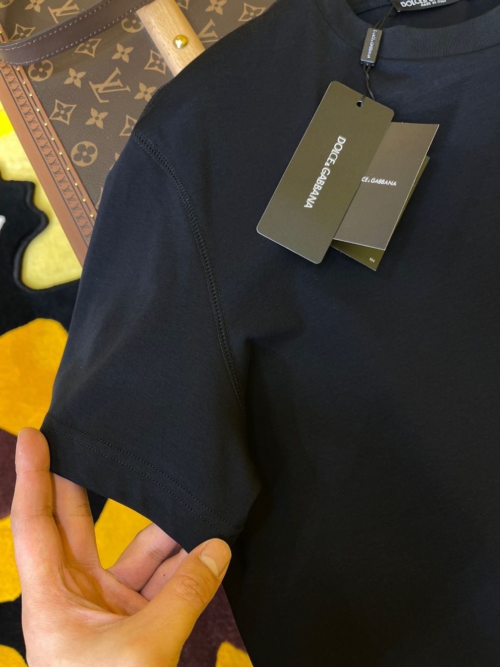 Tee D G Basic Black Ss2022