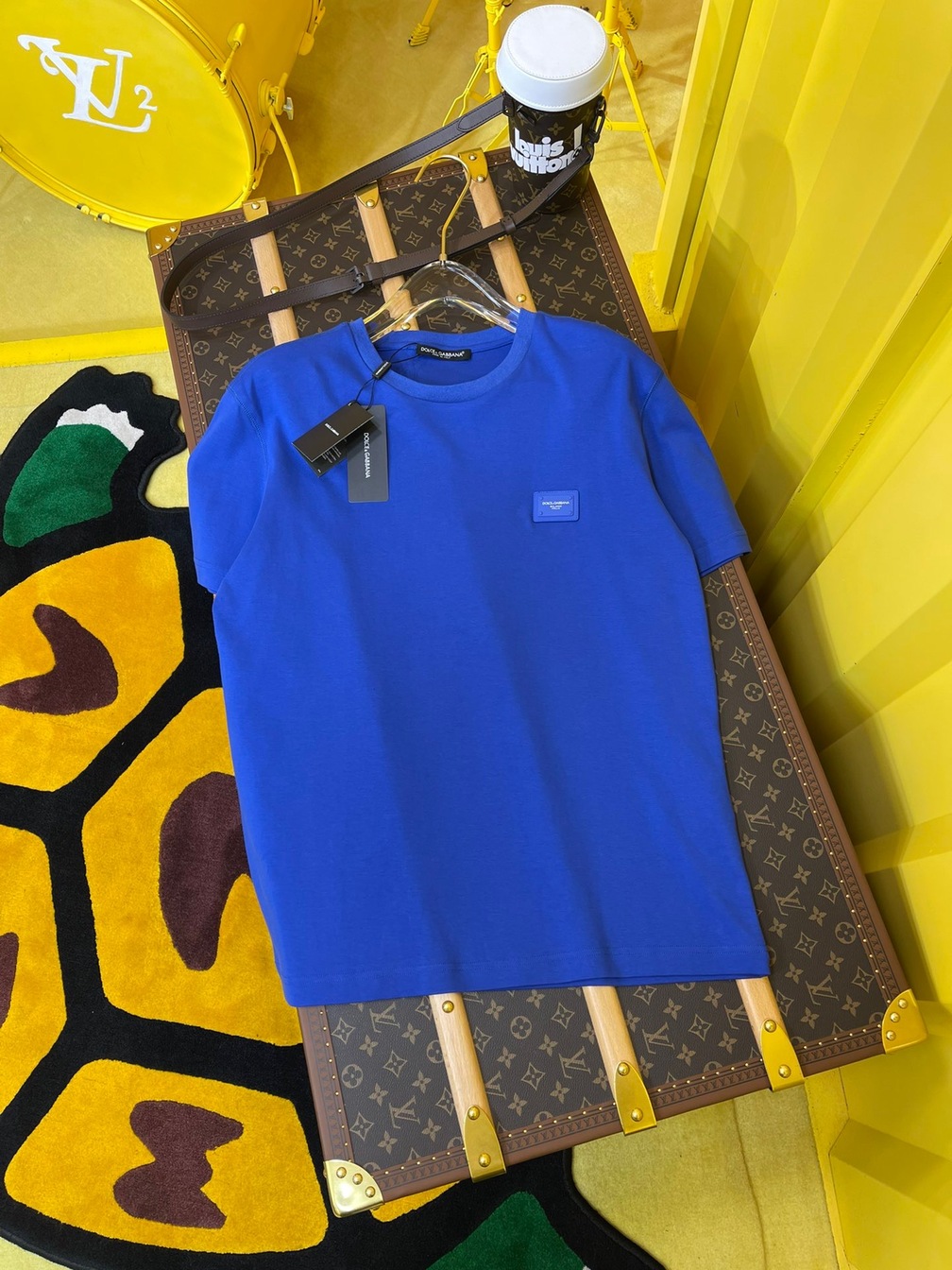 Tee D G Basic Blue Ss2022