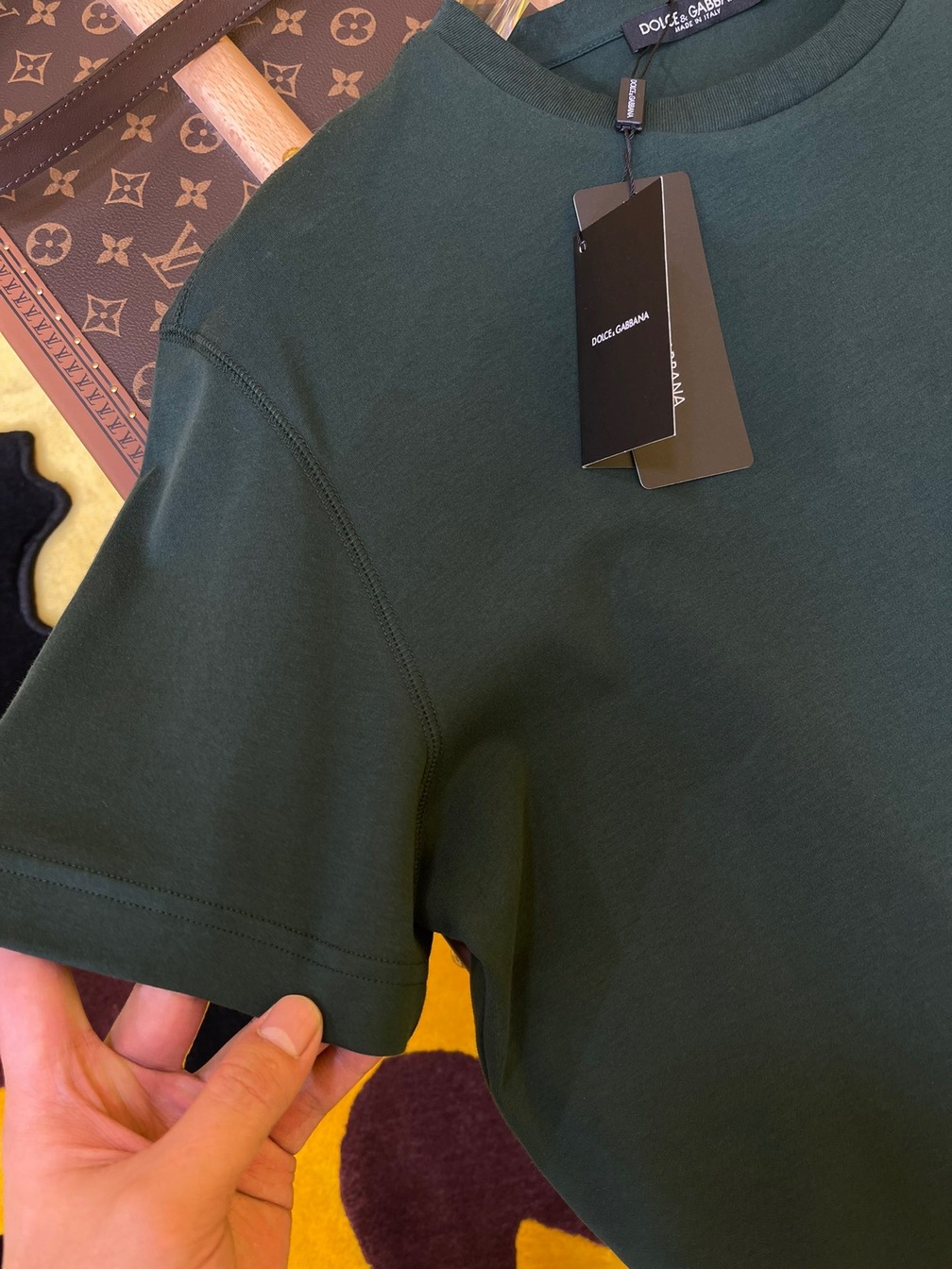 Tee D G Basic Green Ss2022