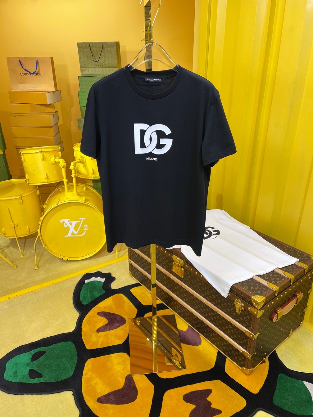 Tee D G Basic Logo Black Ss2022