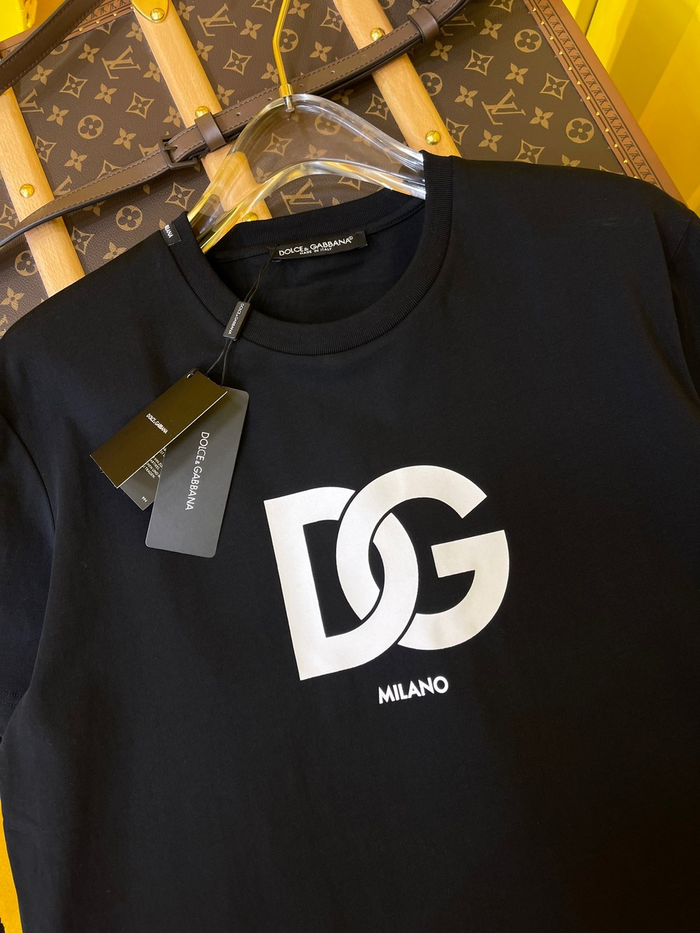 Tee D G Basic Logo Black Ss2022