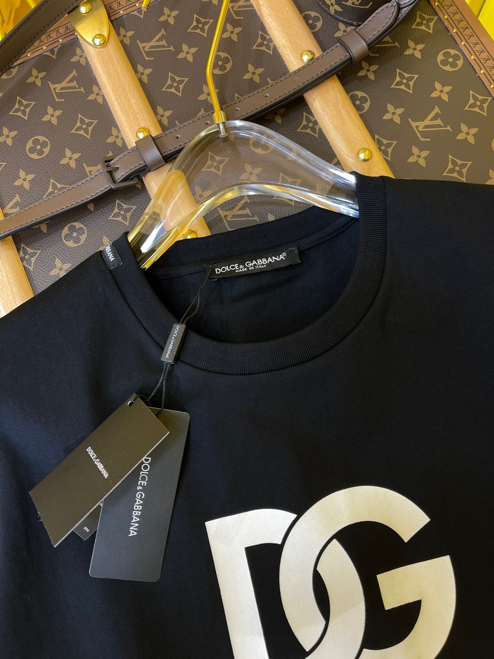 Tee D G Basic Logo Black Ss2022