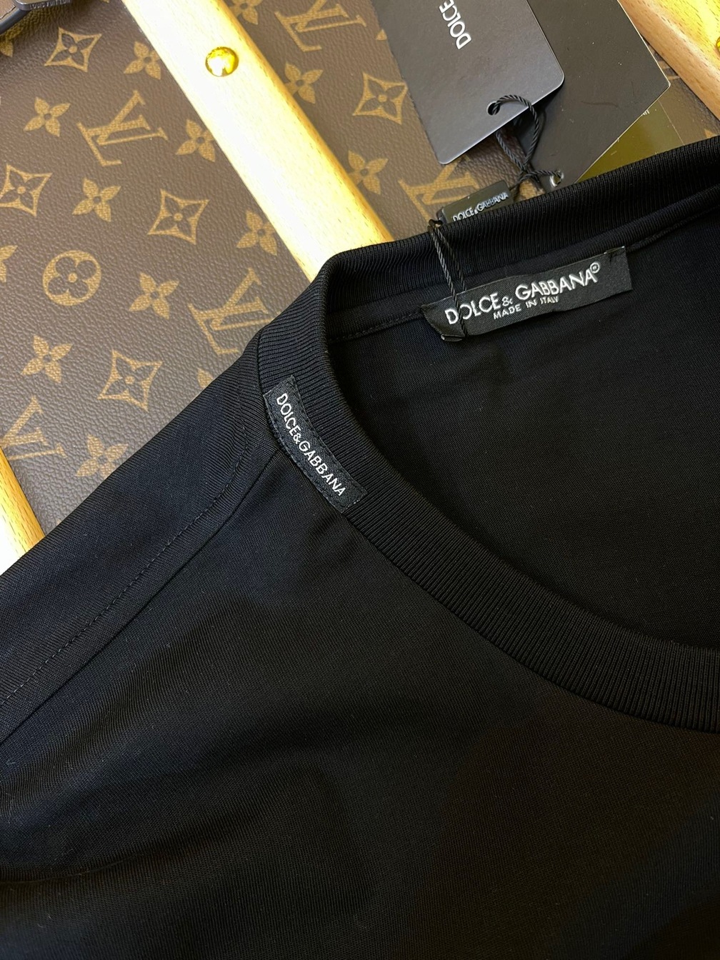 Tee D G Basic Logo Black Ss2022