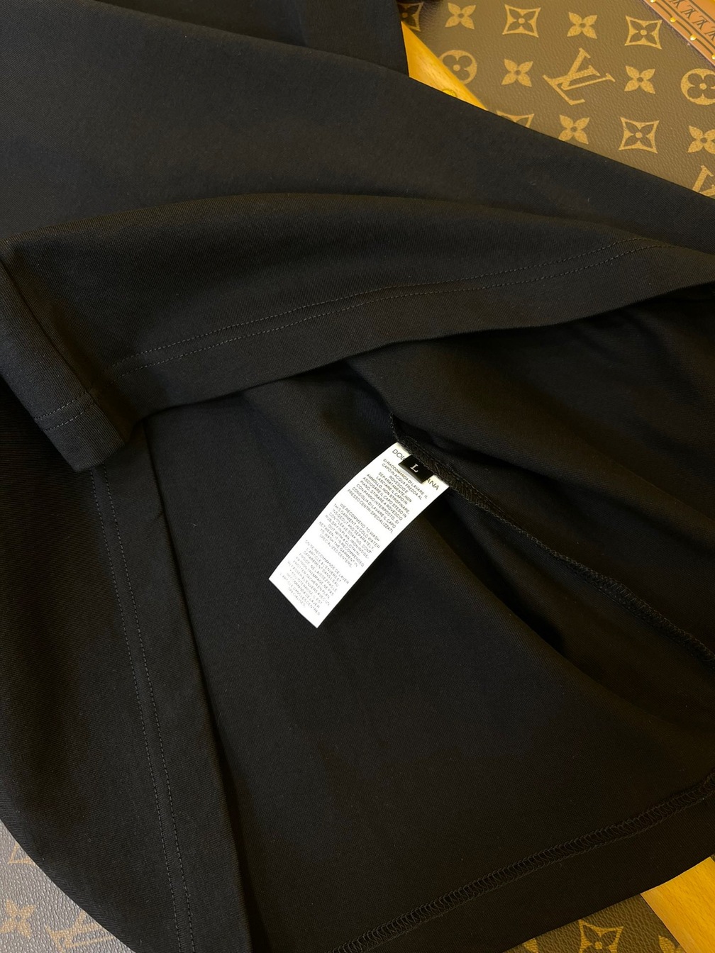 Tee D G Basic Logo Black Ss2022