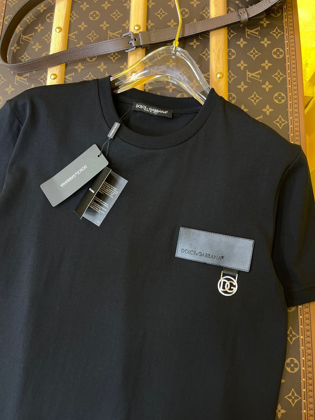 Tee D G Basic Logo Charm Black Ss2022