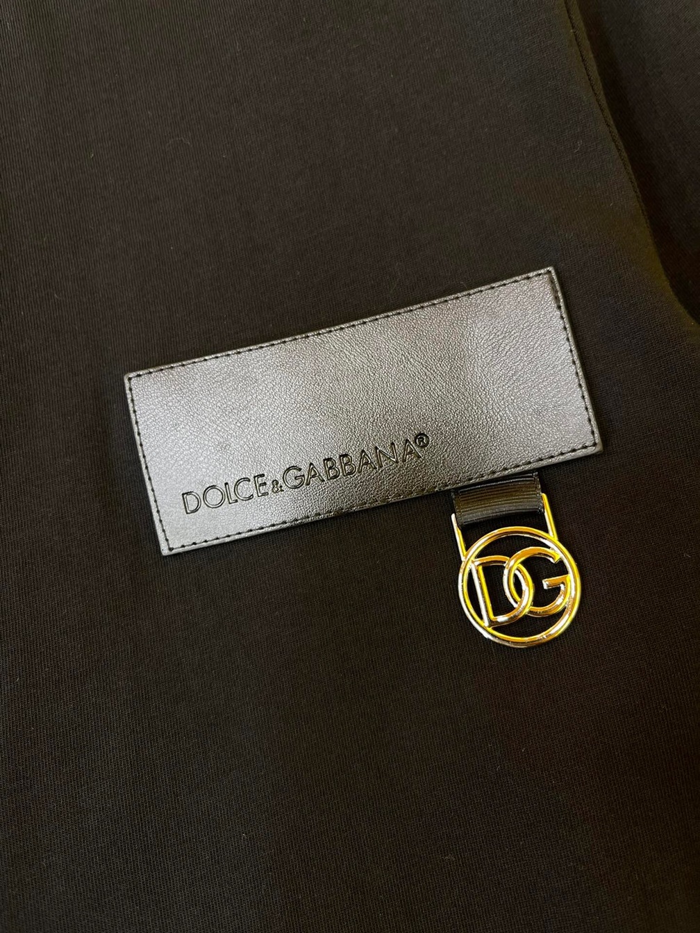 Tee D G Basic Logo Charm Black Ss2022