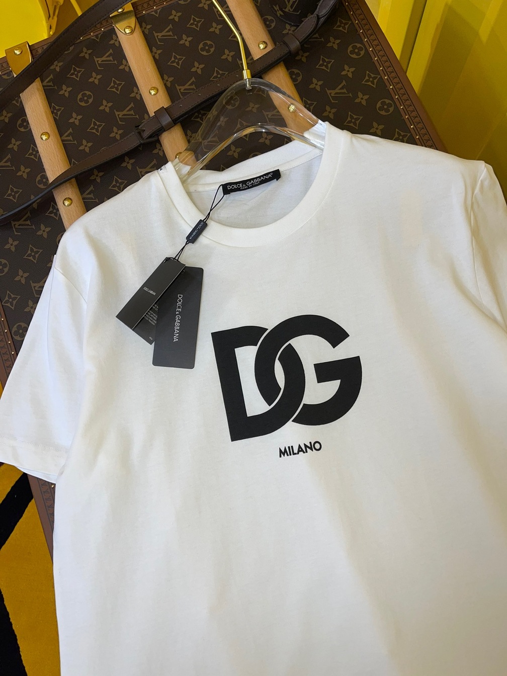 Tee D G Basic Logo White Ss2022