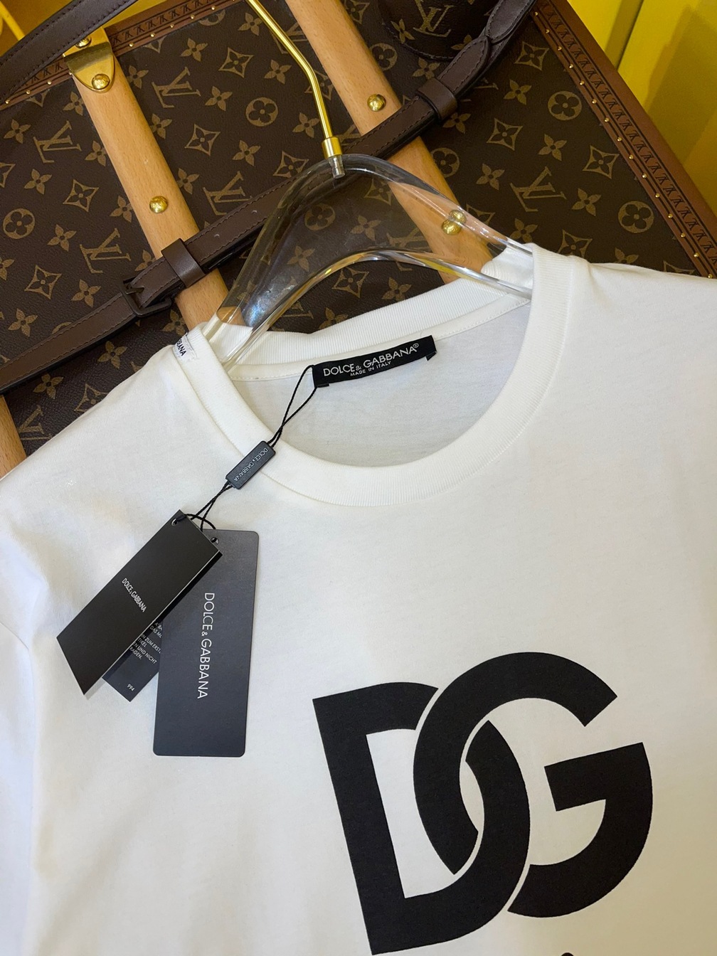 Tee D G Basic Logo White Ss2022