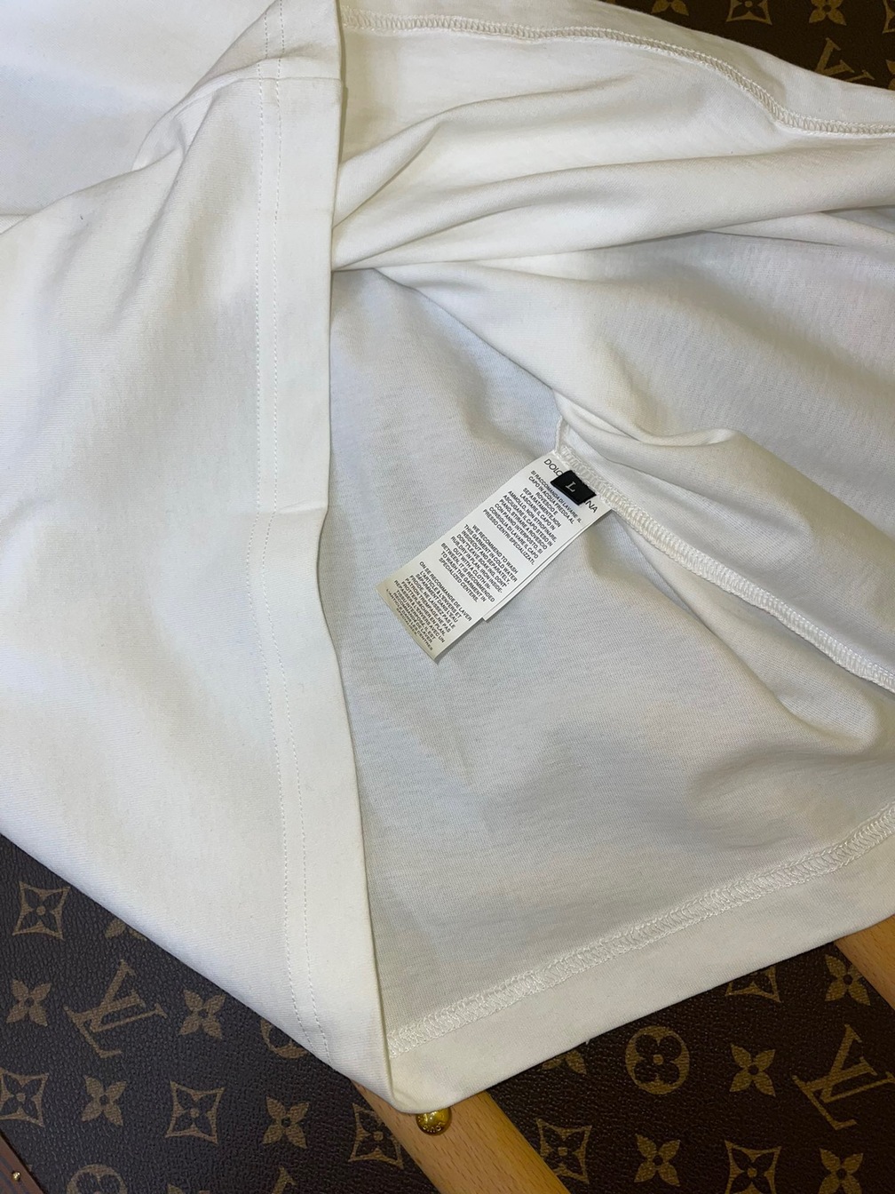 Tee D G Basic Logo White Ss2022