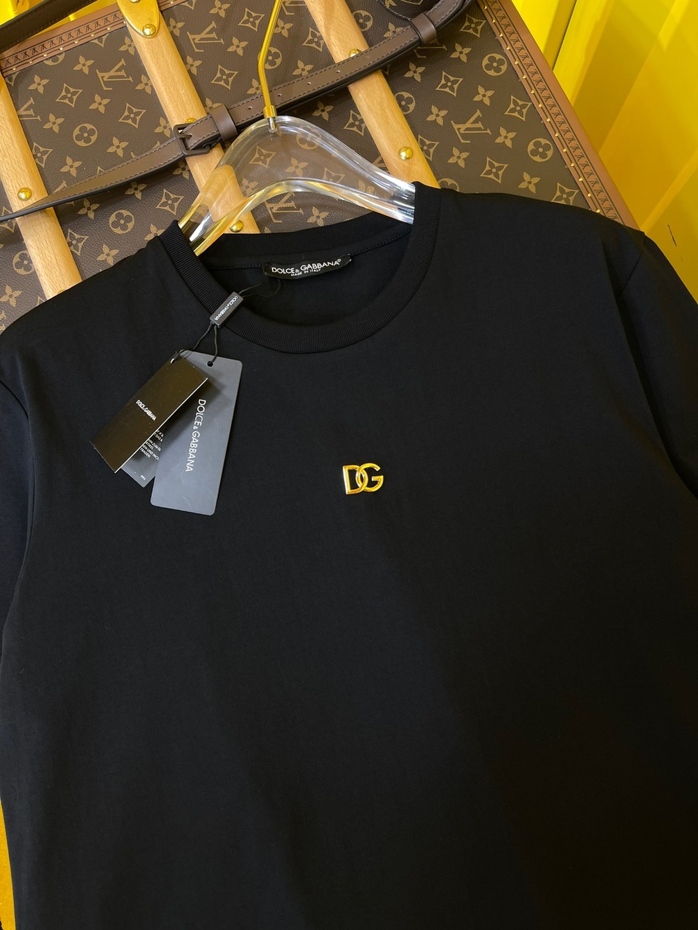 Tee D G Basic Small Logo Black Ss2022