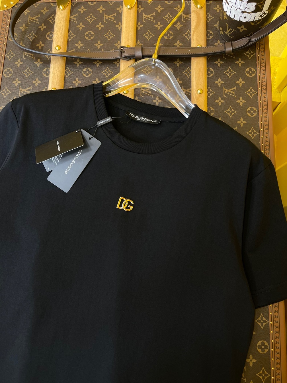 Tee D G Basic Small Logo Black Ss2022