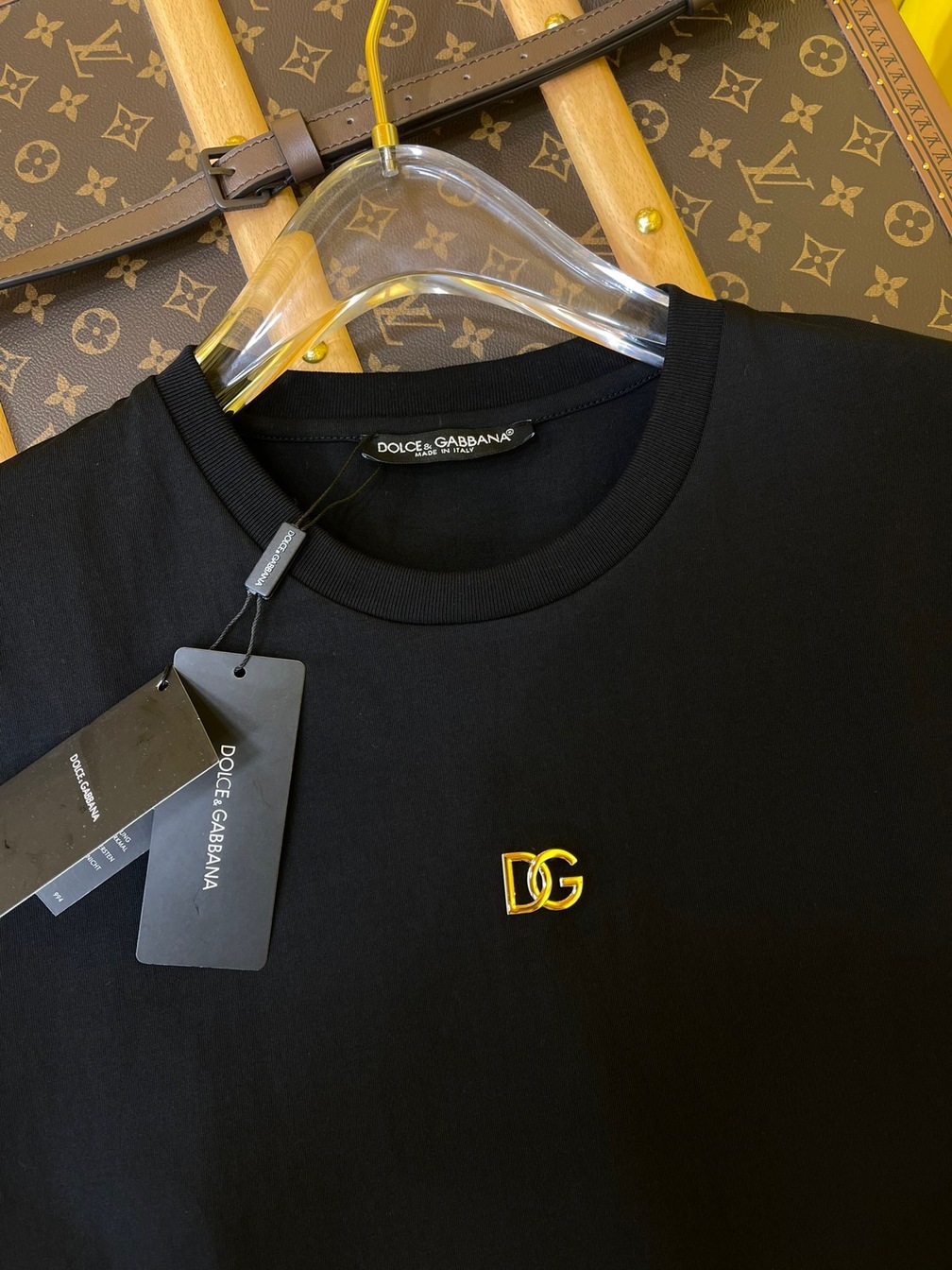 Tee D G Basic Small Logo Black Ss2022
