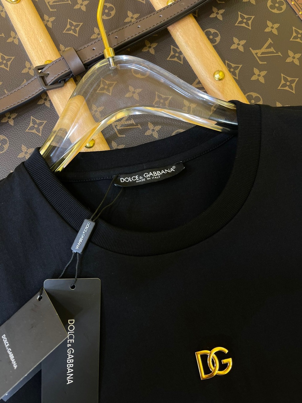 Tee D G Basic Small Logo Black Ss2022