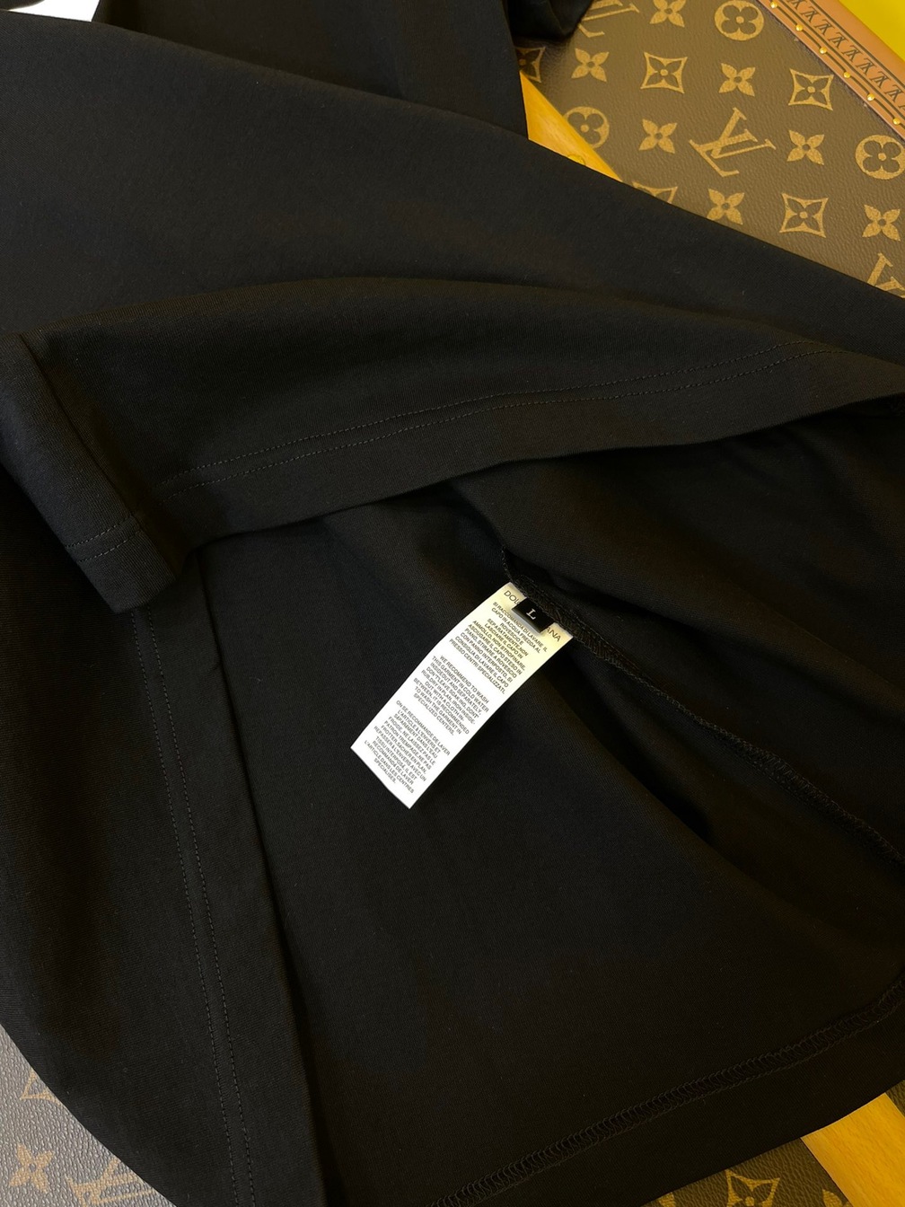 Tee D G Basic Small Logo Black Ss2022