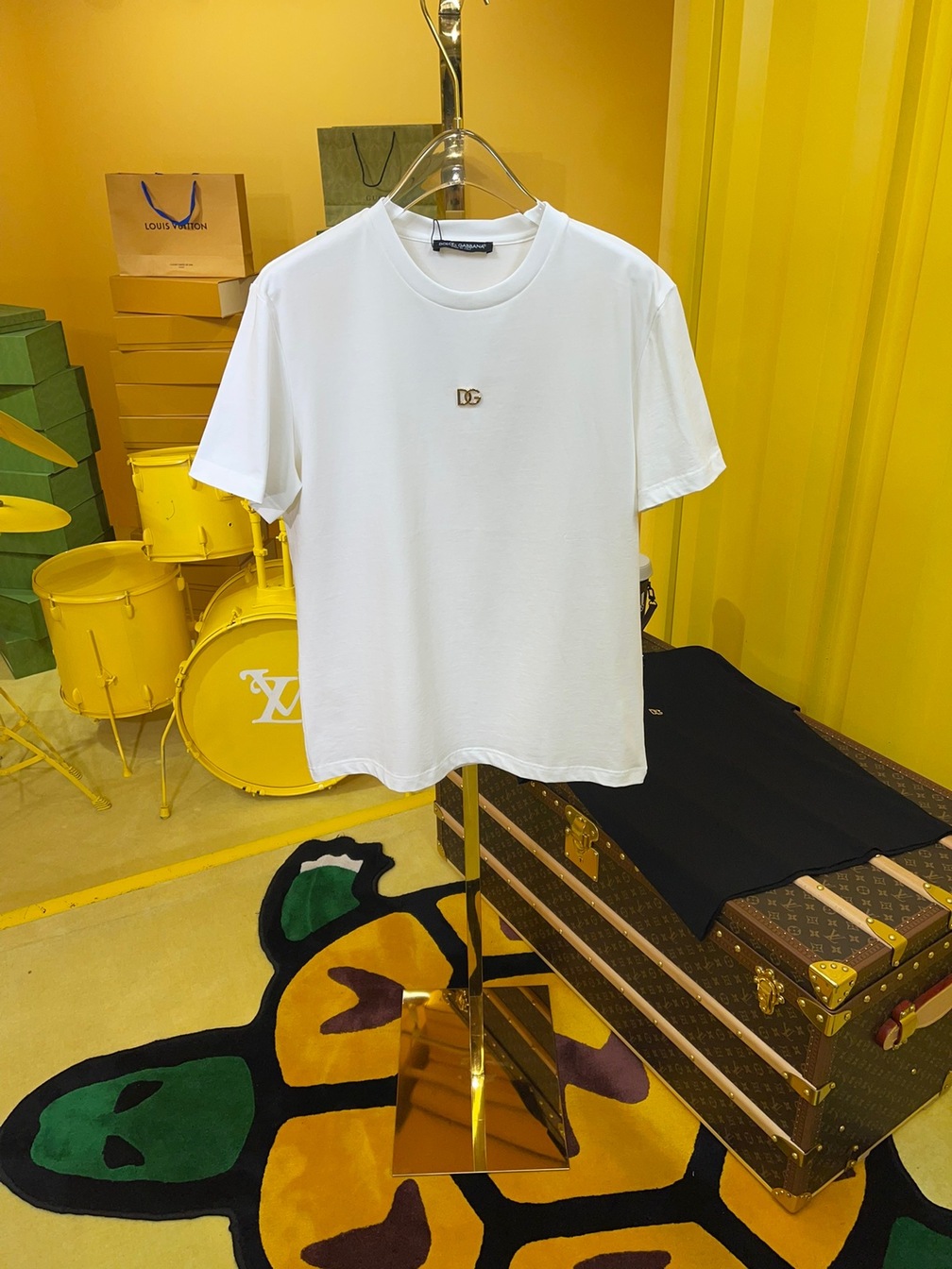 Tee D G Basic Small Logo White Ss2022