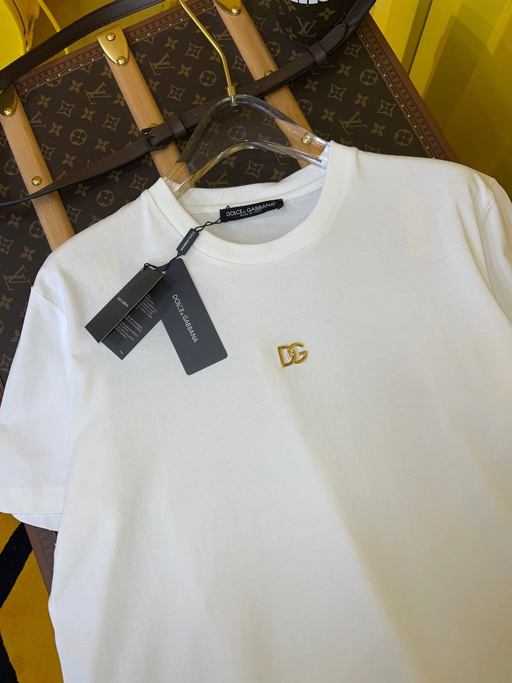 Tee D G Basic Small Logo White Ss2022