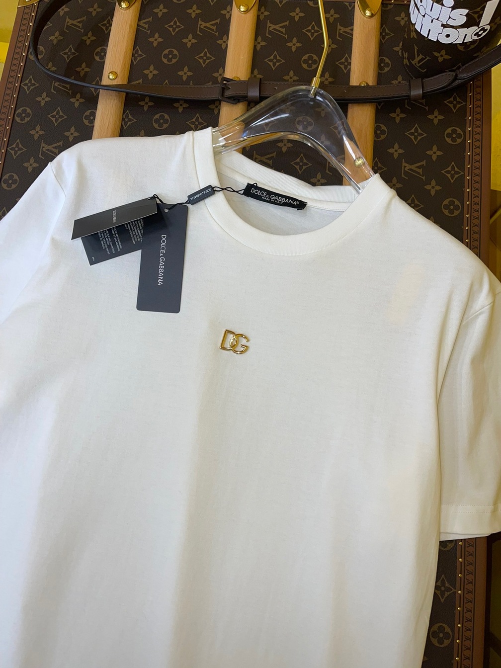 Tee D G Basic Small Logo White Ss2022