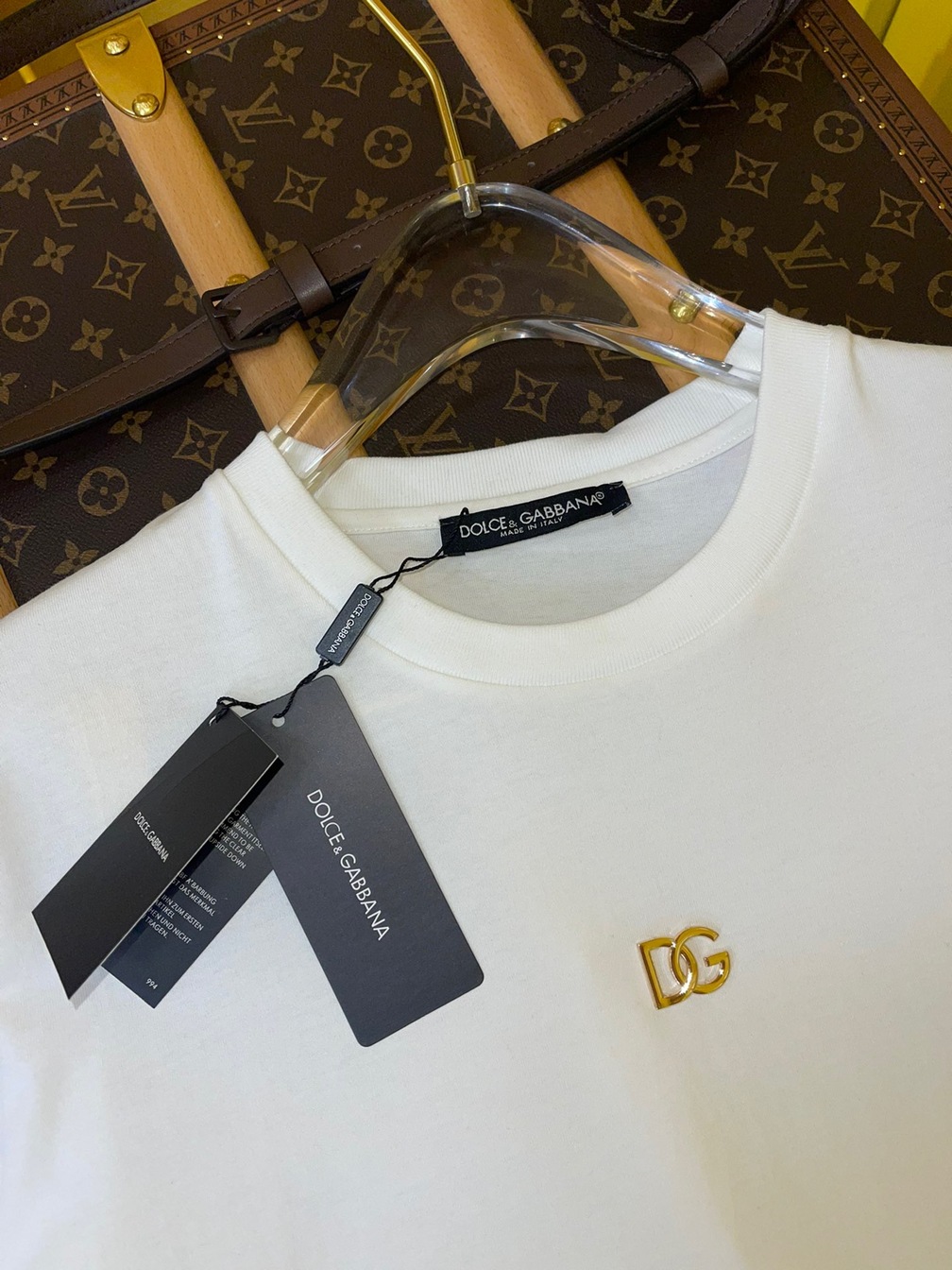 Tee D G Basic Small Logo White Ss2022