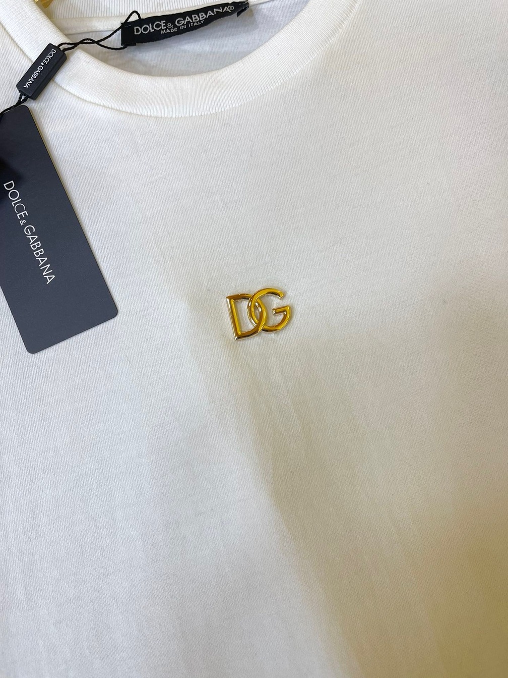 Tee D G Basic Small Logo White Ss2022