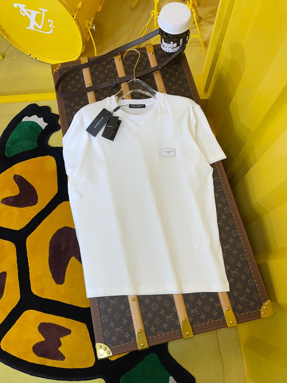 Tee D G Basic White Ss2022
