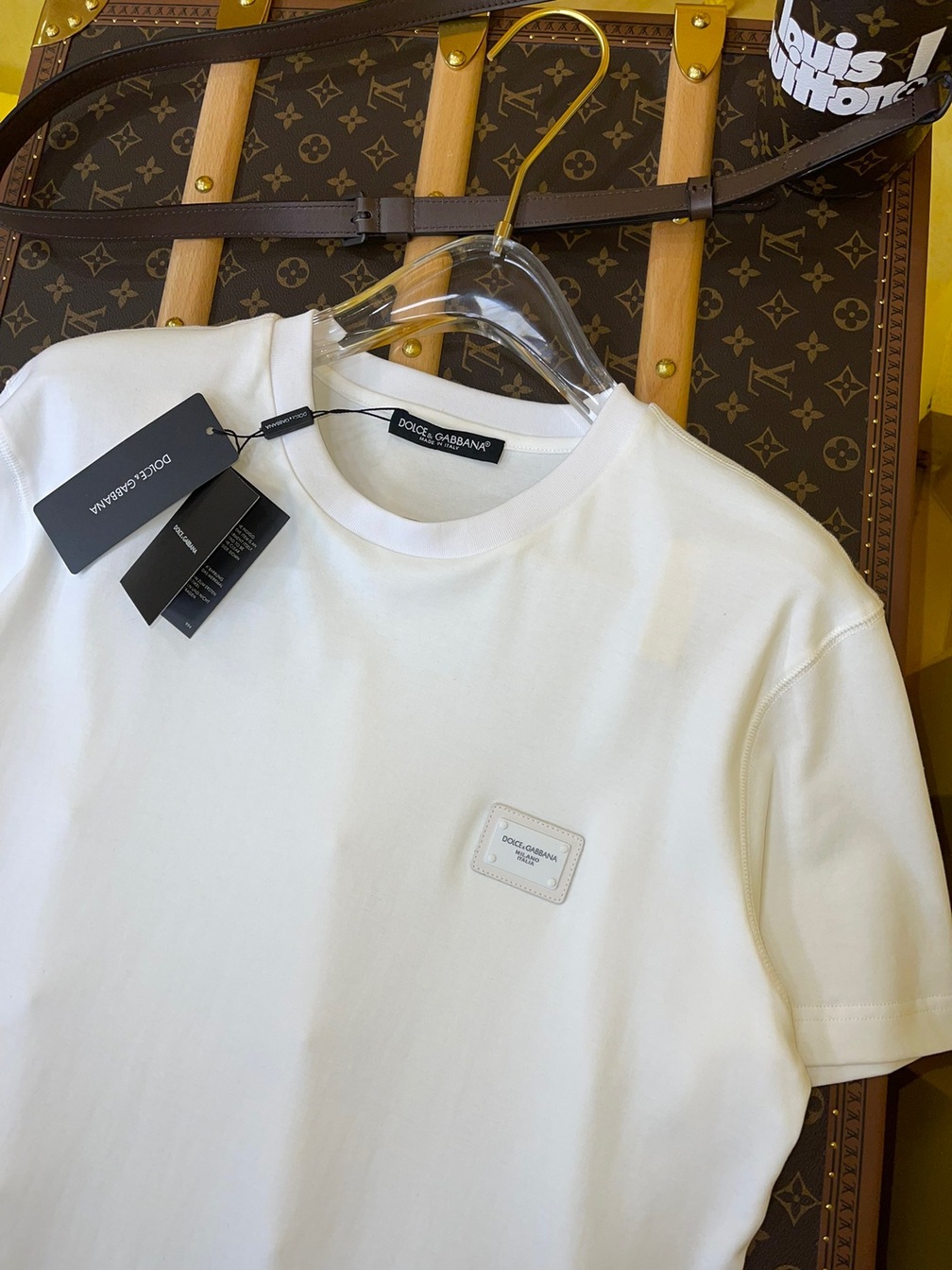 Tee D G Basic White Ss2022