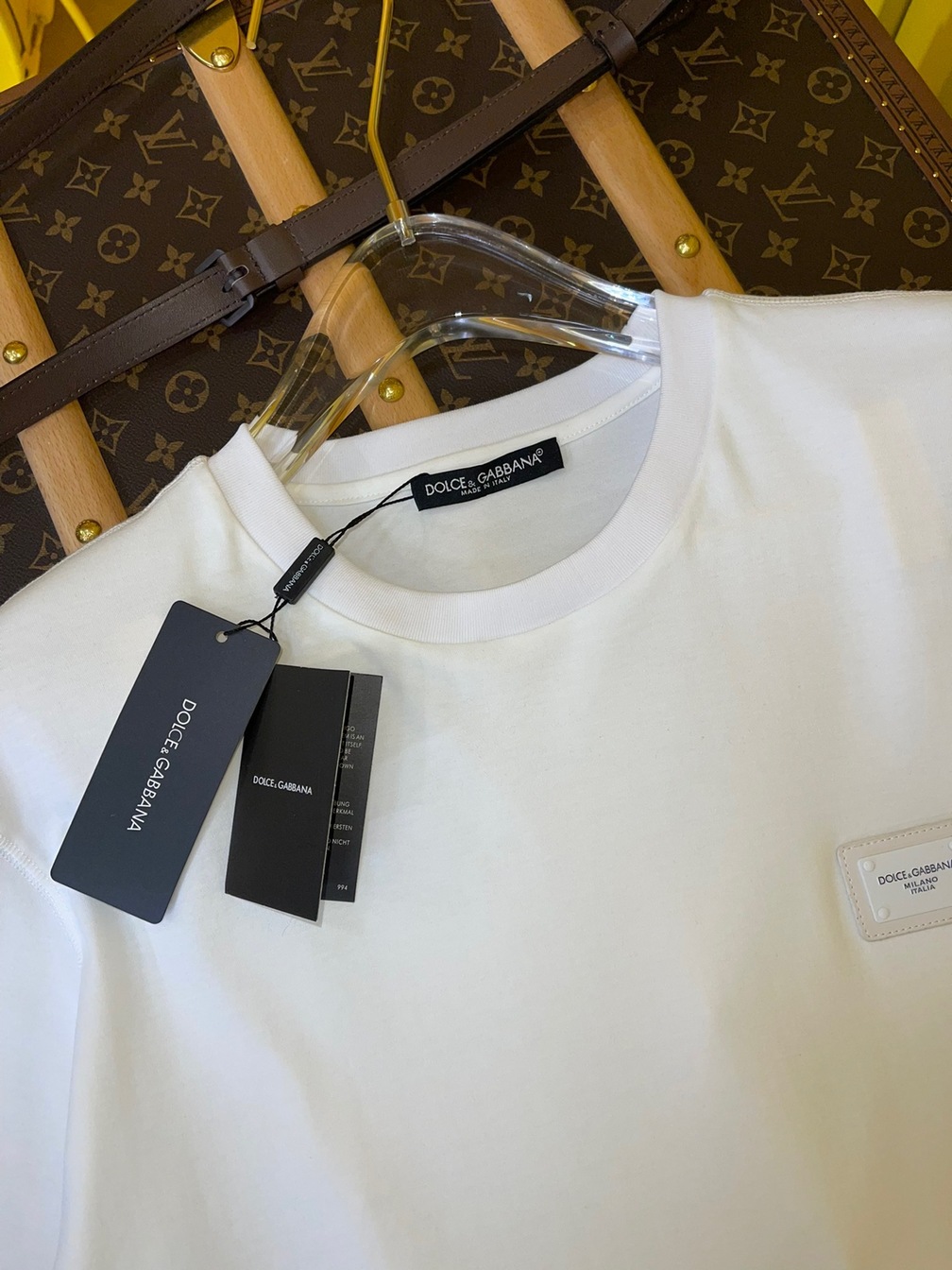Tee D G Basic White Ss2022
