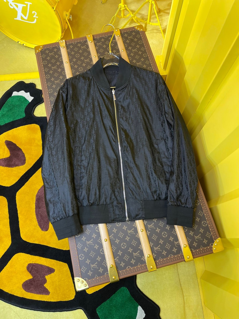 Bomber Dior Oblique Black Ss2022